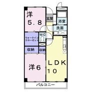 コートピアCの間取り画像