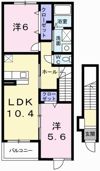 サンリットベルAの間取り画像