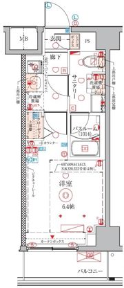 クレヴィスタ武蔵中原の間取り画像