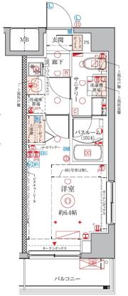 クレヴィスタ武蔵中原の間取り画像