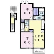 フロンティアⅡの間取り画像