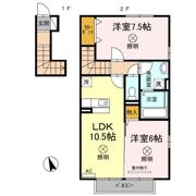 レザンカルチェの間取り画像