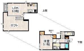 CB空港モンテの間取り画像