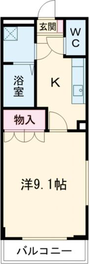 ハバナガーデンの間取り画像