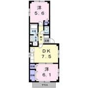 ジュネス青山の間取り画像