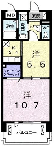 ベル・ブローテAの間取り画像