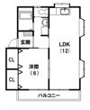 レアール早出Bの間取り画像
