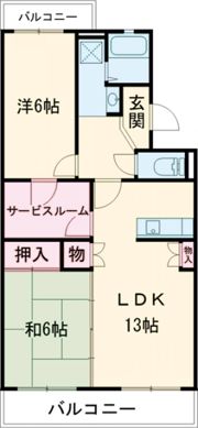 マンション東亜の間取り画像