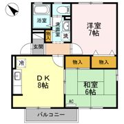 コーポアルファーⅡの間取り画像