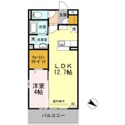 フローラ宮田の間取り画像