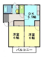 フレグランス城東の間取り画像