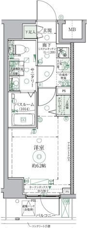 クレヴィスタ北綾瀬の間取り画像