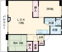 ビレッジハウスおさつ2号棟の間取り画像
