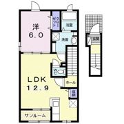 クオーレⅡの間取り画像