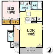 プロムナードへるんの間取り画像
