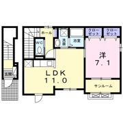 セイバリー Ⅰの間取り画像