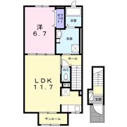 セイバリー Ⅱの間取り画像