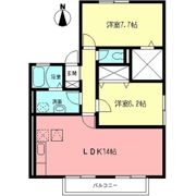 ルミエールAの間取り画像