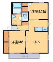 アンシャーリーCの間取り画像