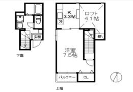 ピュール九研の間取り画像