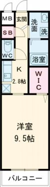 ステラウッド高鷲Ⅱの間取り画像