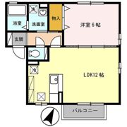 ウェスト ヴィラージュの間取り画像