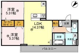 プティペルの間取り画像