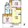 プランドール安岡Ⅳの間取り画像
