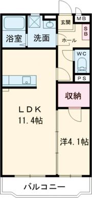 ルミエール白梅の間取り画像