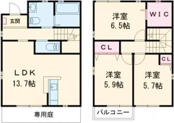 プロスペリテ丸塚Fの間取り画像