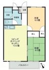 フォブール勅使A棟の間取り画像