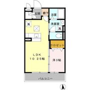 フェリスタ宮沢の間取り画像