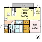 オッツいなりの間取り画像