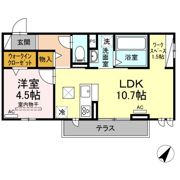 オッツいなりの間取り画像