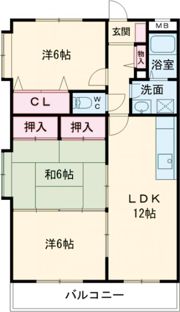 エクセレント中嶋Ⅱの間取り画像