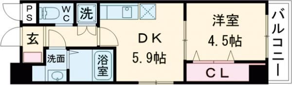 フューチャー川口町の間取り画像
