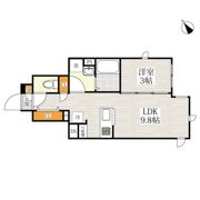 CB経堂ノンノの間取り画像