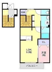 エスペランサ会津町の間取り画像