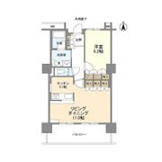 豊洲シエルタワーの間取り画像