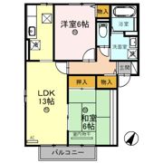 リリックス ブルー A棟の間取り画像