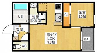 REGALEST CARAT(レガリストカラット)の間取り画像
