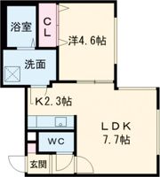 グランフェリーチェ澄川の間取り画像