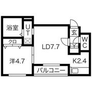 ヴィヴァルディL・Aの間取り画像