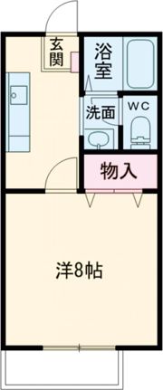 M1ヤナゼパナハイツの間取り画像