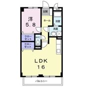 フェルメールの間取り画像
