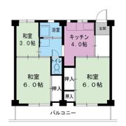 ビレッジハウス谷口1号棟の間取り画像