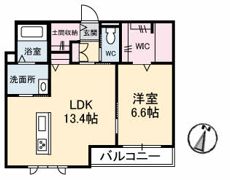 RAINBOW中島 A棟の間取り画像