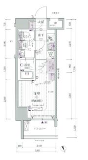 メインステージ立川Ⅵの間取り画像