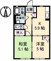 シャーメゾン常盤台の間取り画像