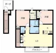 ヴィラーチェH&K Aの間取り画像